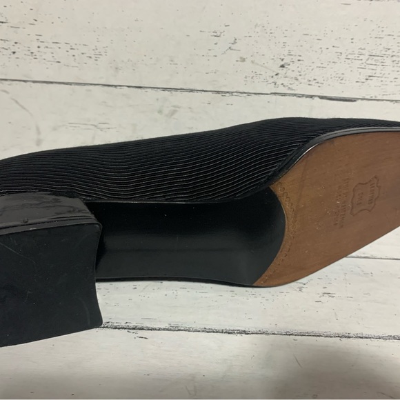 Stuart Weitzman Women’s Size 8.5 Black Metallic Pumps Made in Spain - Picture 10 of 11